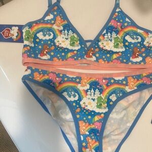 Care Bears Blue Rainbow Lingerie Set